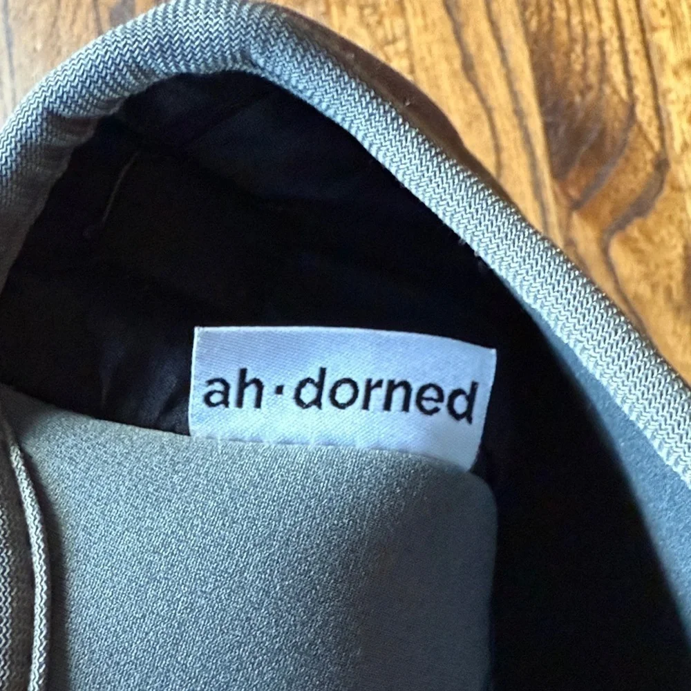 Ah Dorned Unisex Elegant Soft Black Messenger Bag with Camouflage Strap